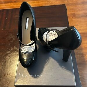 H by Halston Vintage Mary Jane Heels.